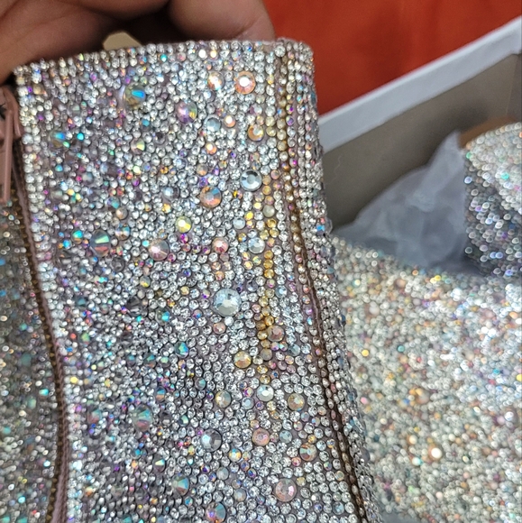 Betsey Johnson Cady Women's Boots Rhinestone Size 9.5W - Picture 12 of 14